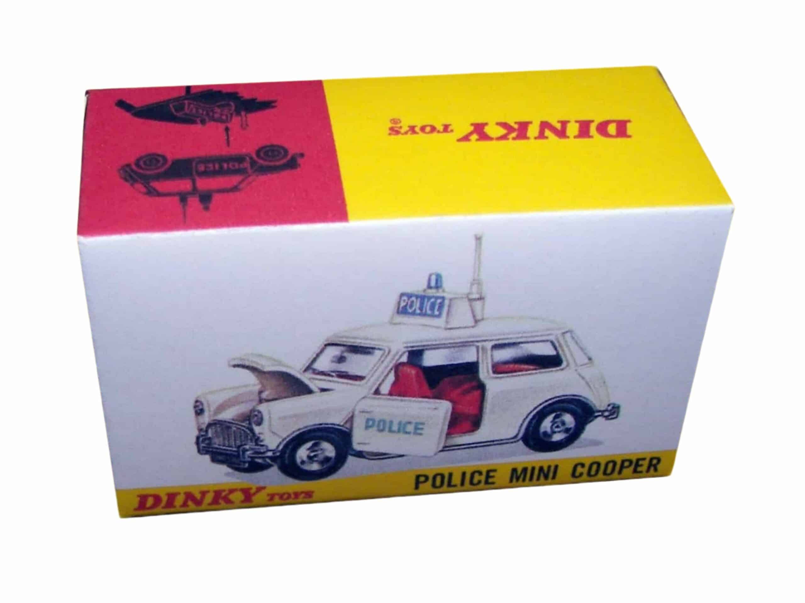 ディンキー（Dinky Toys）No.250 ポリス・ミニ・クーパー Dinky Toys 250 Police Mini Cooper repro box