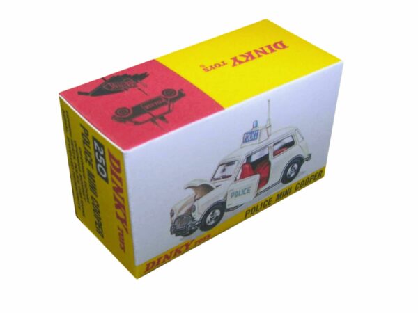 Dinky Toys 250 Police Mini Cooper repro box