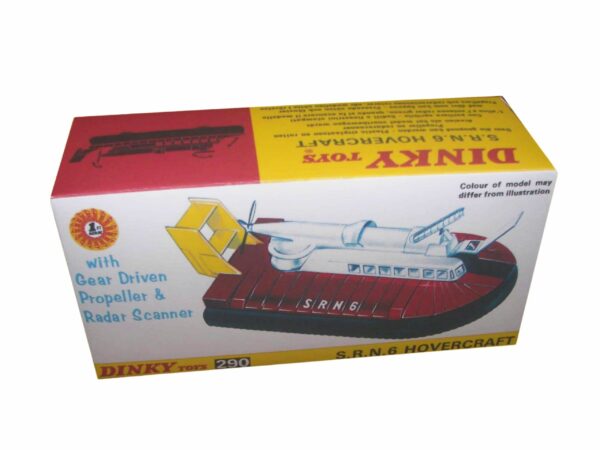 Dinky Toys 290 SRN6 Hovercraft Repro Box