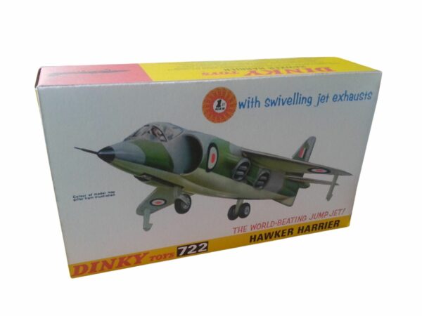 Dinky Toys 722 Hawker Harrier Repro Box