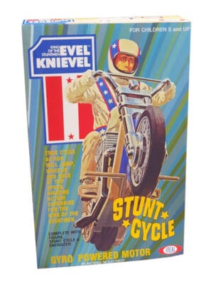 Ideal Toys Evel Knievel Stunt Cycle Reproduction Box
