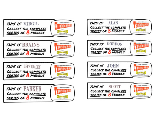 Fairylite Thunderbirds Character Repro Box Fairylite Thunderbirds Character Repro Box