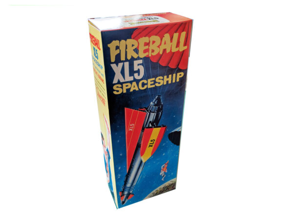 Quercetti Fireball XL5 Spaceship Repro Box Quercetti Fireball XL5 Spaceship Repro Box
