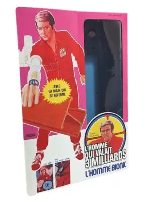 french-meccano-smdm-front-scaled-1.jpg Meccano French Bionic Grip Six Million Dollar Man Figure Repro Box
