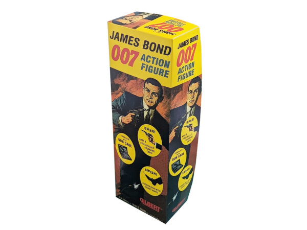 Gilbert Toys James Bond Kicking Version 12 inch Figure Repro Box
