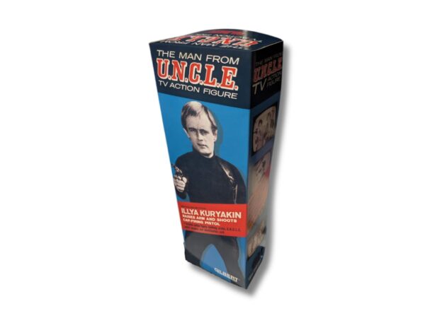 Gilbert Toys Man From U.N.C.L.E Illya Kuryakin 12" Figure Repro Box