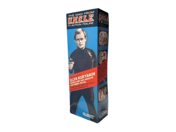 Gilbert Toys Man From U.N.C.L.E Illya Kuryakin 12" Figure Repro Box