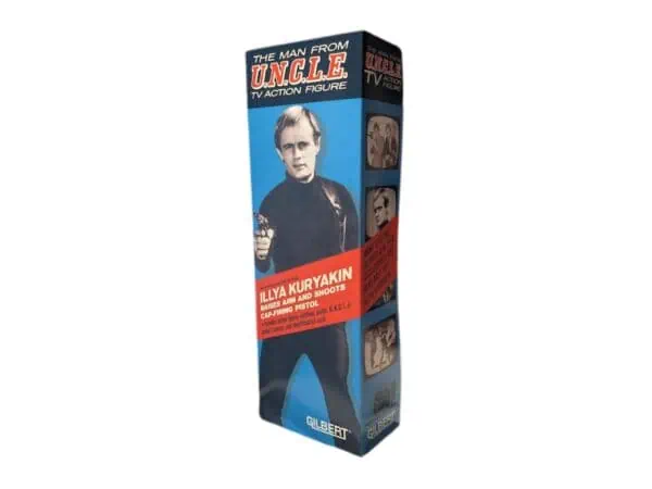 Gilbert Toys Man From U.N.C.L.E Illya Kuryakin 12" Figure Repro Box