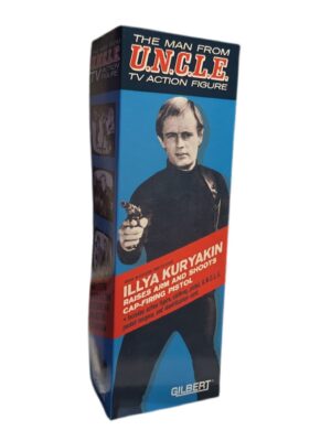 Gilbert Toys Man From U.N.C.L.E Illya Kuryakin 12" Figure Repro Box