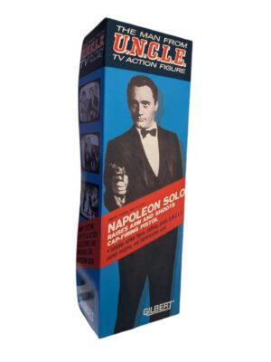 Gilbert Toys Man From U.N.C.L.E Napoleon Solo 12" Figure Repro Box