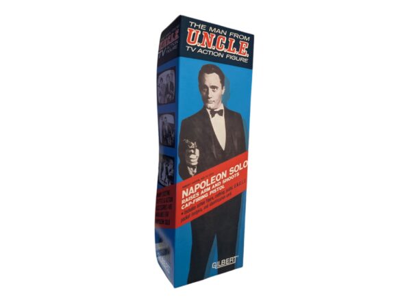 Gilbert Toys Man From U.N.C.L.E Napoleon Solo 12" Figure Repro Box