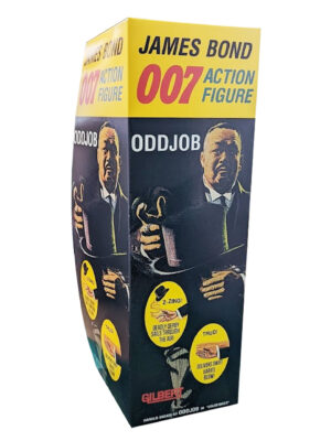 Gilbert Toys James Bond OddJob in Black Suit Figure Repro Box