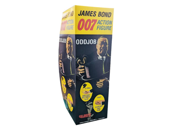 Gilbert Toys James Bond OddJob in Black Suit Figure Repro Box