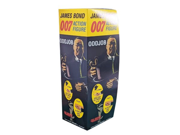 Gilbert Toys James Bond OddJob in Black Suit Figure Repro Box