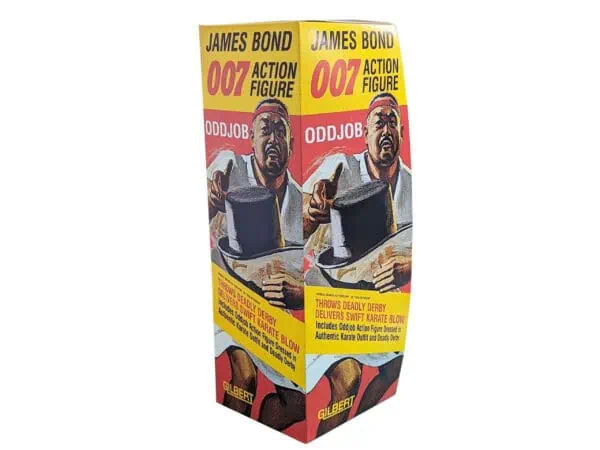 Gilbert Toys James Bond OddJob Karate Suit Figure Repro Box