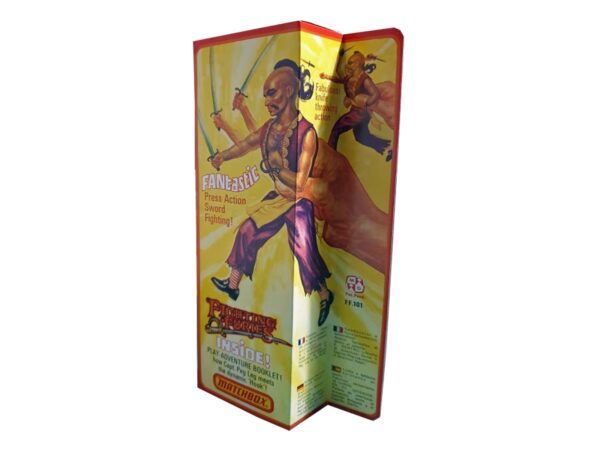 Matchbox Fighting Furies Cap'n Hook Figure Repro Box Version 2