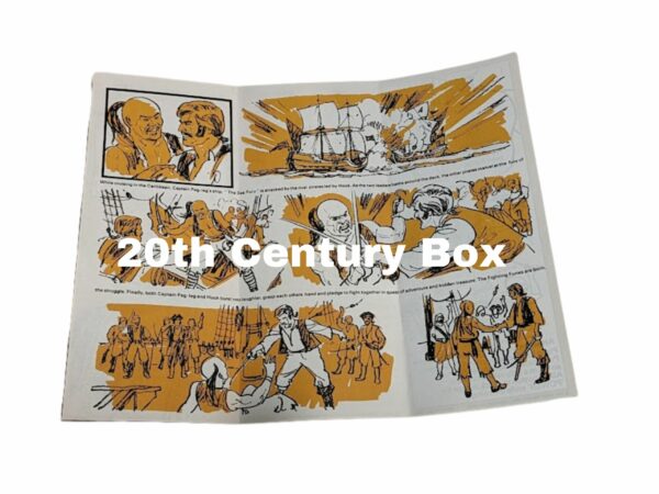 Matchbox Fighting Furies Cap'n Hook US Reproduction Instruction Sheet