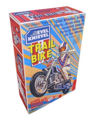 Ideal Toys Evel Knievel Trail Bike Reproduction Box Ideal Toys Evel Knievel Trail Bike Reproduction Box