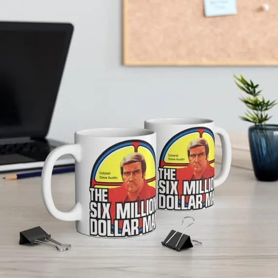 The Six Million Dollar Man Kenner Toys 11oz Gift Mug