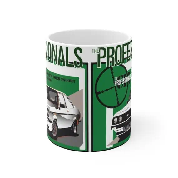 The Professionals (TV series) Ford Escort RS2000 1980s Retro Gift Mug