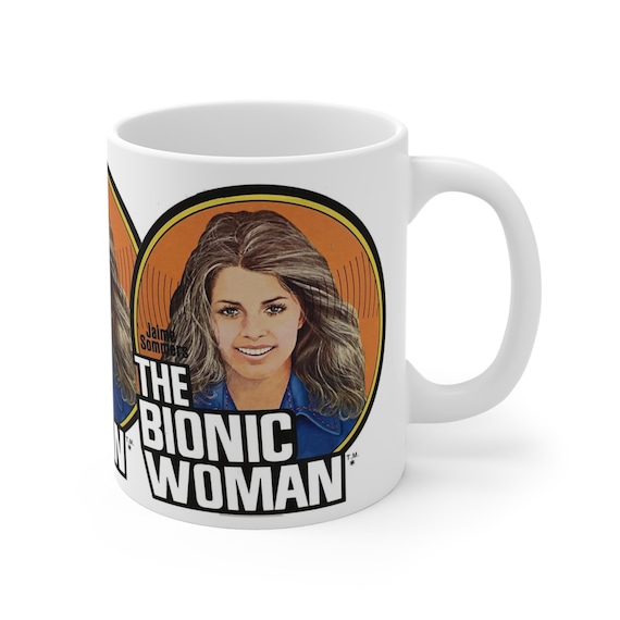 The Bionic Woman TV Series retro Gift Mug The Bionic Woman TV Series retro Gift Mug