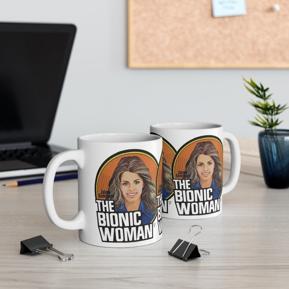 The Bionic Woman TV Series retro Gift Mug The Bionic Woman TV Series retro Gift Mug
