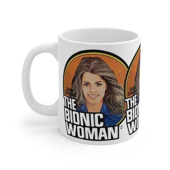 The Bionic Woman TV Series retro Gift Mug The Bionic Woman TV Series retro Gift Mug