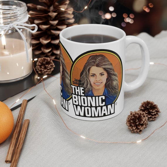The Bionic Woman TV Series retro Gift Mug The Bionic Woman TV Series retro Gift Mug