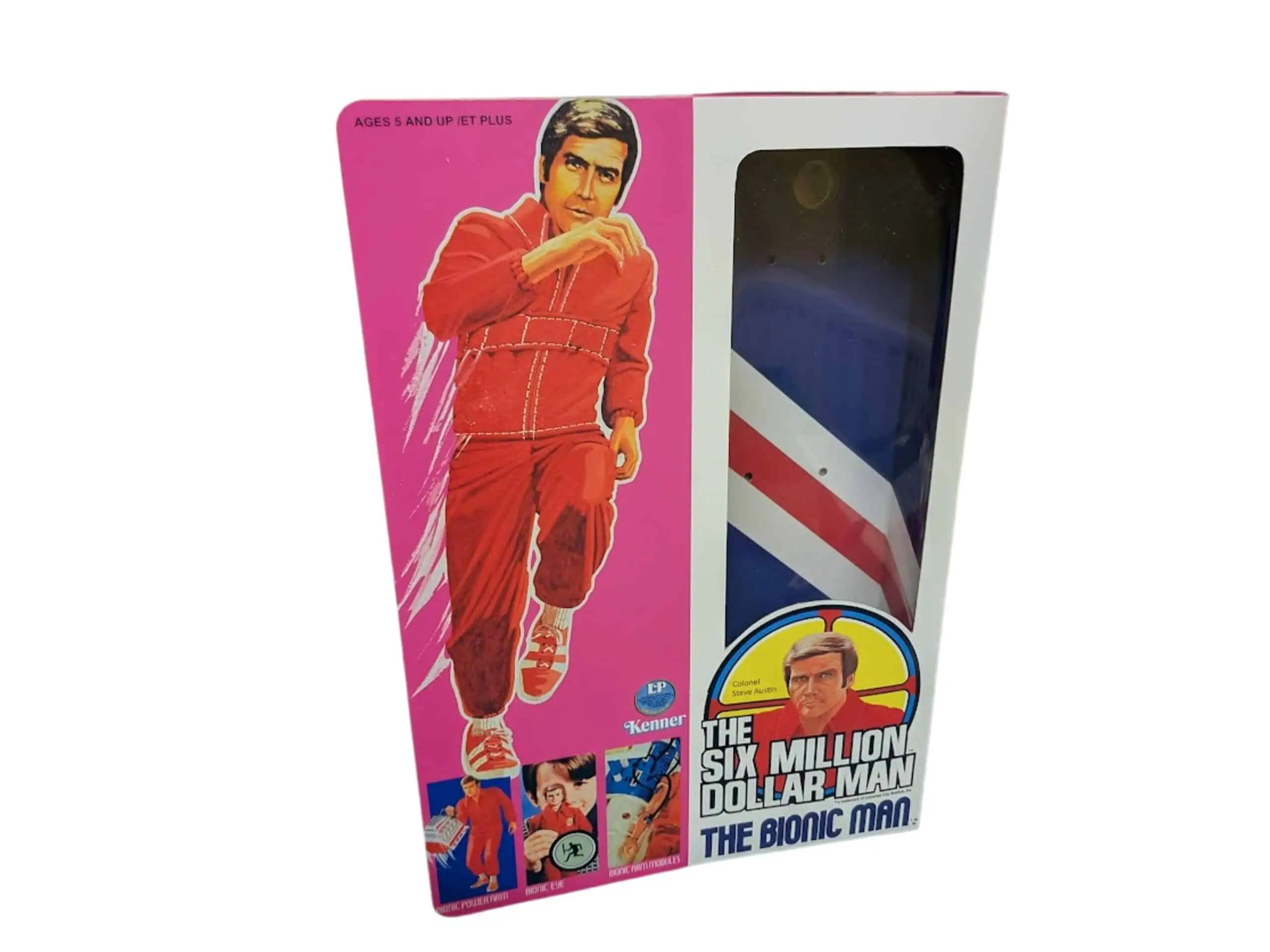 Kenner Six Million Dollar Man Figure Repro Box