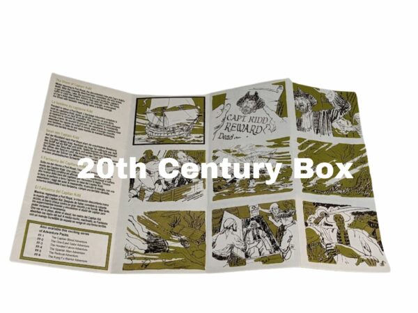 Matchbox Fighting Furies The Ghost of Cap'n KIDD UK Reproduction Instruction Sheet