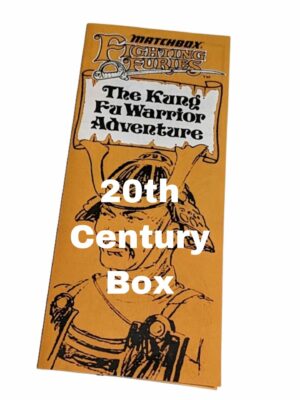 Matchbox Fighting Furies The Kung Fu Warrior Adventure US Reproduction Instruction Sheet