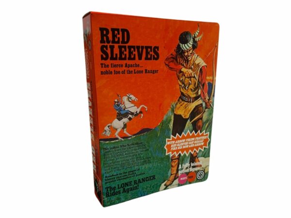 Marx Toys Red Sleeves Figure Repro Box Bow and Arrow Version Marx Toys Red Sleeves Figure Repro Box Bow and Arrow Version