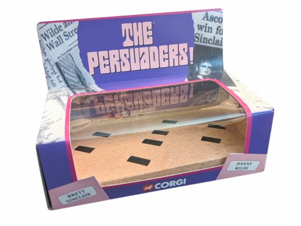 persuaders-code-3-front-1-scaled-1.jpg Corgi Toys Persuaders! Aston Martin DBS and Ferrari Dino 246GT Code 3 Reproduction Box