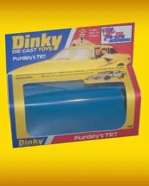 Dinky Toys 112 New Avengers Purdey's TR7 Repro Box