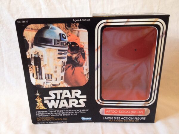 Star Wars 12 Inch Artoo Detoo (R2D2) Repro Box and Inserts Star Wars 12 Inch Artoo Detoo (R2D2) Repro Box and Inserts
