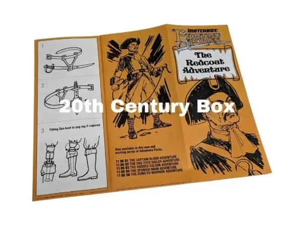 xr:d:DAFbTZVU7F8:66,j:2912000089549143959,t:24032623 Matchbox Fighting Furies The Redcoat Adventure US Reproduction Instruction Sheet