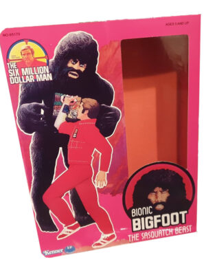 Kenner Six Million Dollar Man Bigfoot Figure Reproduction Box