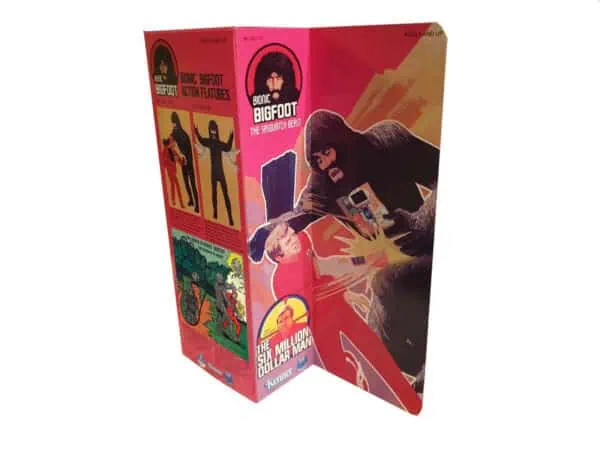 Kenner Six Million Dollar Man Bigfoot Figure Reproduction Box