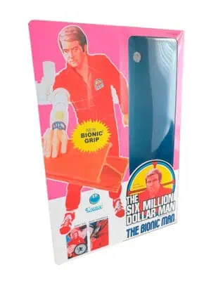 Kenner Six Million Dollar Man Bionic Grip Figure Repro Box