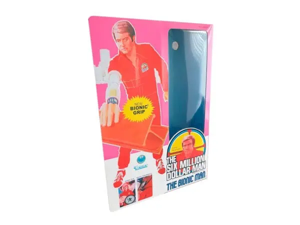 Kenner Six Million Dollar Man Bionic Grip Figure Repro Box