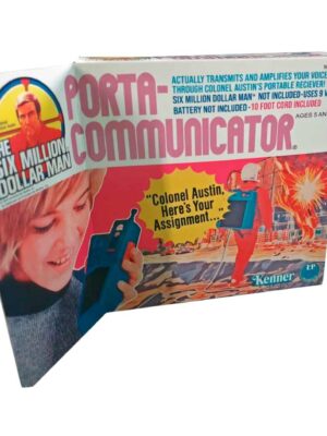 Kenner Six Million Dollar Man Porta-Communicator Reproduction Box