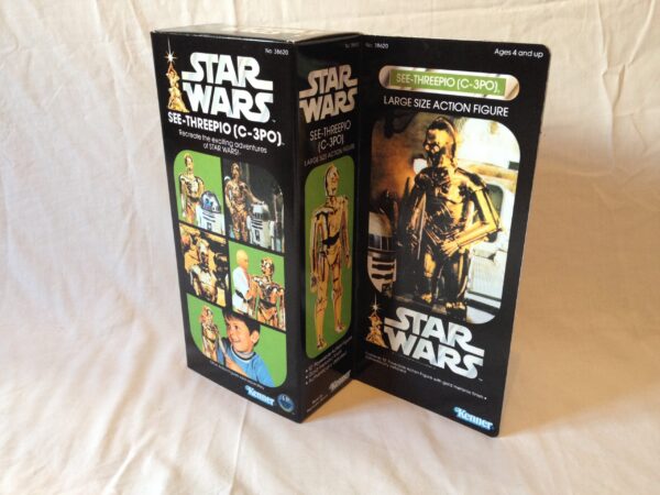 Star Wars 12 Inch See-Threepio C-3PO Reproduction Box and Inserts Star Wars 12 Inch See-Threepio C-3PO Reproduction Box and Inserts
