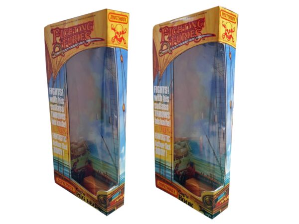 Matchbox Fighting Furies Cap'n Hook Figure Repro Box