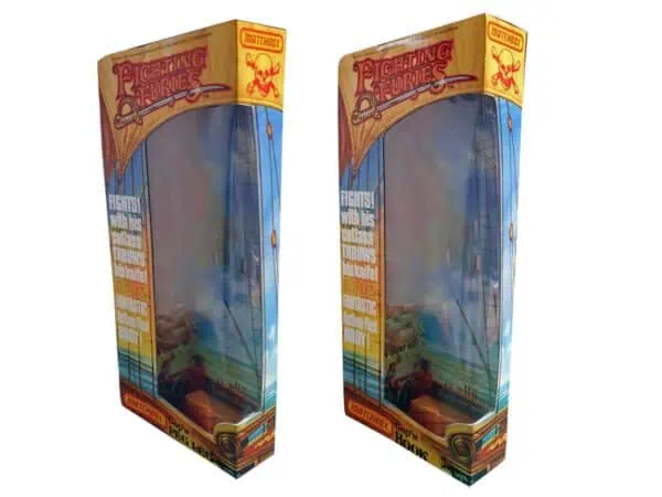 Matchbox Fighting Furies Cap'n Peg Leg Figure Repro Box