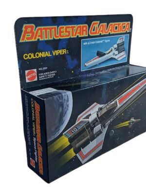 Mattel Battlestar Galactica Colonial Viper Reproduction Box Mattel Battlestar Galactica Colonial Viper Reproduction Box