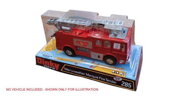 Dinky Toys 285 Merryweather Marquis Fire Tender Bubble Top Reproduction Box