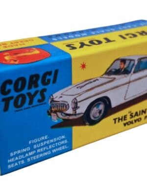 Corgi Toys 258 The Saint’s Car Volvo P.1800 Repro Box Corgi Toys 258 The Saint’s Car Volvo P.1800 Repro Box