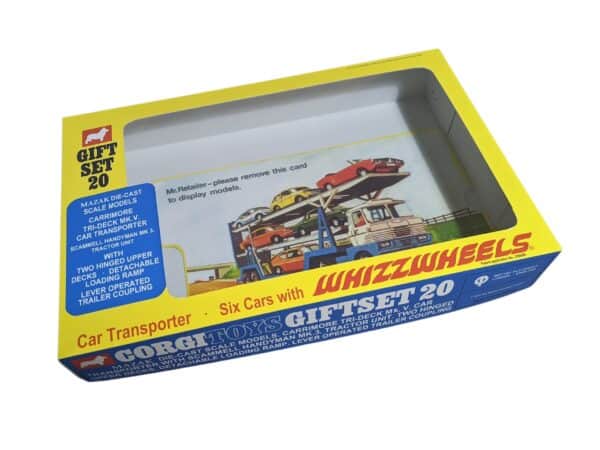 Corgi Toys Gift Set 20 Car Transporter Repro Box Corgi Toys Gift Set 20 Car Transporter Repro Box