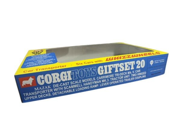 Corgi Toys Gift Set 20 Car Transporter Repro Box Corgi Toys Gift Set 20 Car Transporter Repro Box