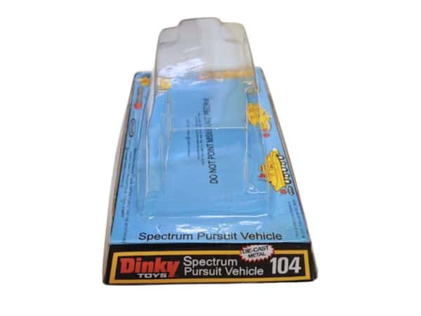 Dinky Toys 104 Captain Scarlet Spectrum Pursuit Vehicle Blister/Bubble Repro Box